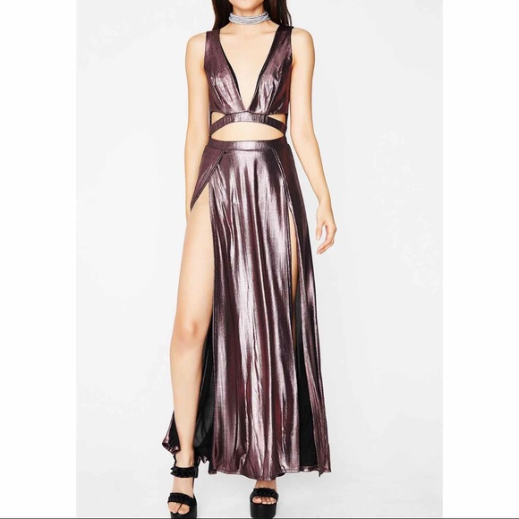 Dolls Kill Can’t Be Caught Maxi Dress - Picture 3 of 4